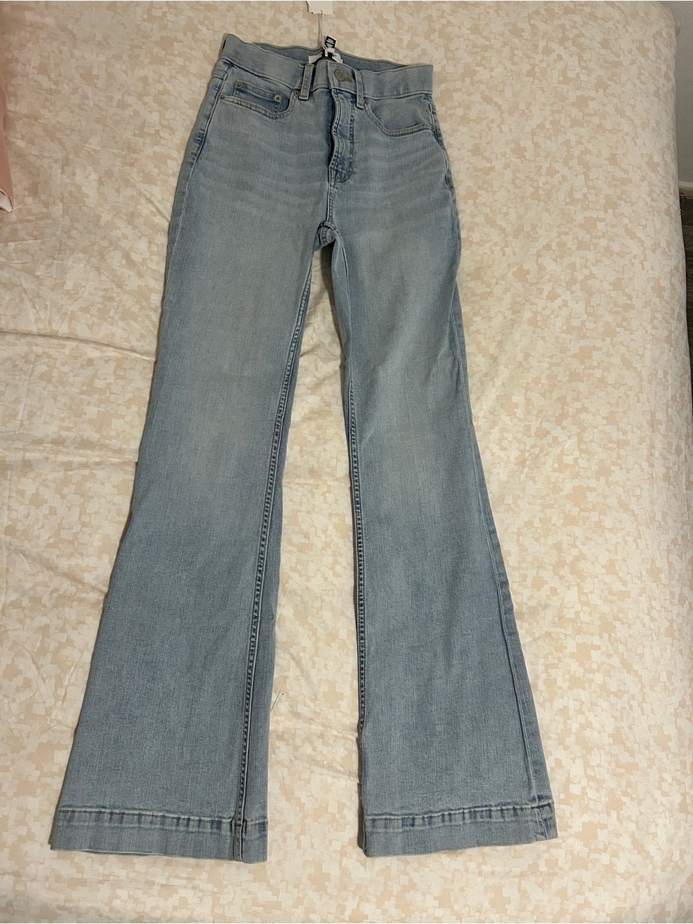 SPANX Light Blue Flare Jeans